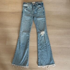 Frame Le Pixie High Flare Jeans Size 25